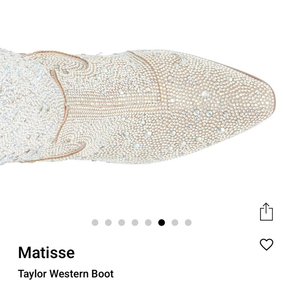 Silver metallic MatisseTaylor Western Boot - Picture 10 of 10